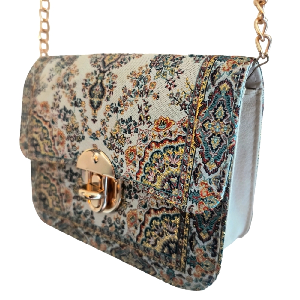 Small crossbody bag pattern, Carpet style, Hippie bag unique women's bags